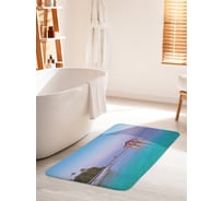 Коврик для ванной комнаты и туалета противоскользящий JOYARTY "Дом над водой" 60х100 см bath_85252_60x100