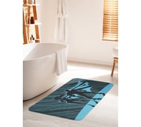 Коврик для ванной комнаты и туалета противоскользящий JOYARTY "Супергерои в ночи" 60х100 см bath_38705_60x100