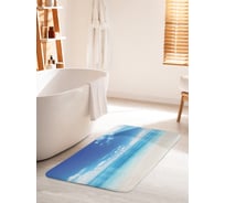 Коврик для ванной комнаты и туалета противоскользящий JOYARTY "Теплый пляж майами" 60х100 см bath_10221_60x100