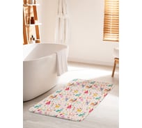 Коврик для ванной комнаты и туалета противоскользящий JOYARTY "Котик с клубочком" 60х100 см bath_52749_60x100