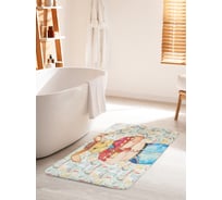 Коврик для ванной комнаты и туалета противоскользящий JOYARTY "Мудрый заяц" 60х100 см bath_26850_60x100