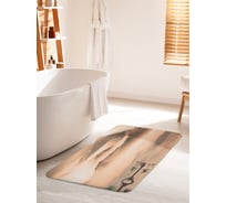 Коврик для ванной комнаты и туалета противоскользящий JOYARTY "Туманные горы" 60х100 см bath_38443_60x100