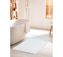 Коврик для ванной комнаты и туалета противоскользящий JOYARTY "Ромбы точками" 60х100 см bath_31677_60x100