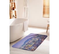Коврик для ванной комнаты и туалета противоскользящий JOYARTY "Южнокорейский Сеул" 60х100 см bath_28543_60x100