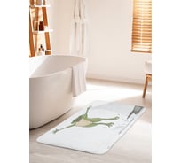 Коврик для ванной комнаты и туалета противоскользящий JOYARTY "Радость лягушонка" 60х100 см bath_62613_60x100