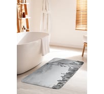 Коврик для ванной комнаты и туалета противоскользящий JOYARTY "Статуя Свободы у города" 60х100 см bath_38184_60x100