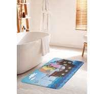 Коврик для ванной комнаты и туалета противоскользящий JOYARTY "Дети пираты" 60х100 см bath_38198_60x100
