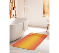 Коврик для ванной комнаты и туалета противоскользящий JOYARTY "Оранжевое переливание" 60х100 см bath_23571_60x100