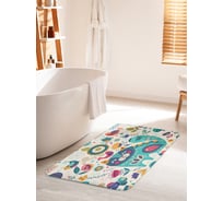 Коврик для ванной комнаты и туалета противоскользящий JOYARTY "Счастливый кот" 60х100 см bath_25254_60x100