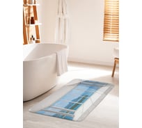Коврик для ванной комнаты и туалета противоскользящий JOYARTY "Стеклянная веранда" 60х100 см bath_34970_60x100