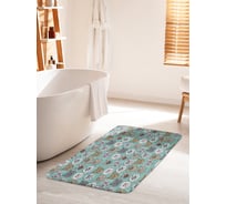 Коврик для ванной комнаты и туалета противоскользящий JOYARTY "Кошачьи советы" 60х100 см bath_25654_60x100