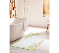 Коврик для ванной комнаты и туалета противоскользящий JOYARTY "Ромашки" 60х100 см bath_26489_60x100