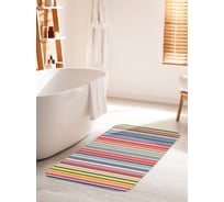 Коврик для ванной комнаты и туалета противоскользящий JOYARTY "Красочный дух" 60х100 см bath_32130_60x100