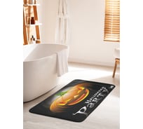 Коврик для ванной комнаты и туалета противоскользящий JOYARTY "Джек на Хеллоуин" 60х100 см bath_36733_60x100