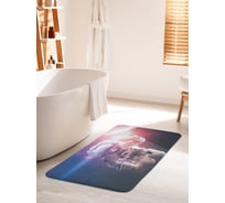 Коврик для ванной комнаты и туалета противоскользящий JOYARTY "Солнечная система" 60х100 см bath_33520_60x100