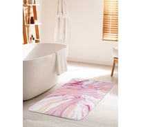 Коврик для ванной комнаты и туалета противоскользящий JOYARTY "Сияние мрамора" 60х100 см bath_37012_60x100