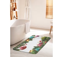 Коврик для ванной комнаты и туалета противоскользящий JOYARTY "Игрушки и подарки" 60х100 см bath_37035_60x100