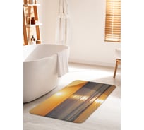 Коврик для ванной комнаты и туалета противоскользящий JOYARTY "Закат на морской глади" 60х100 см bath_31203_60x100