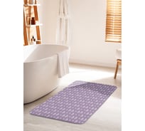 Коврик для ванной комнаты и туалета противоскользящий JOYARTY "Хаус сердец" 60х100 см bath_34061_60x100
