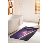 Коврик для ванной комнаты и туалета противоскользящий JOYARTY "Космическое пространство" 60х100 см bath_25094_60x100