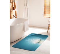 Коврик для ванной комнаты и туалета противоскользящий JOYARTY "Пробуждение лотоса" 60х100 см bath_35489_60x100