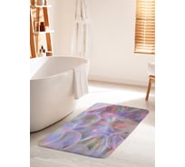 Коврик для ванной комнаты и туалета противоскользящий JOYARTY "Психоделические одуванчики" 60х100 см bath_30885_60x100