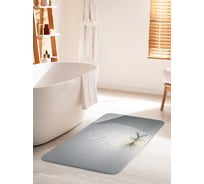 Коврик для ванной комнаты и туалета противоскользящий JOYARTY "Волшебство лотоса" 60х100 см bath_35491_60x100