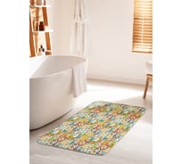 Коврик для ванной комнаты и туалета противоскользящий JOYARTY "Парад медведей" 60х100 см bath_53451_60x100