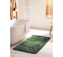 Коврик для ванной комнаты и туалета противоскользящий JOYARTY "Таинственные джунгли" 60х100 см bath_31261_60x100