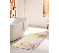 Коврик для ванной комнаты и туалета противоскользящий JOYARTY "Облачный сад" 60х100 см bath_21135_60x100