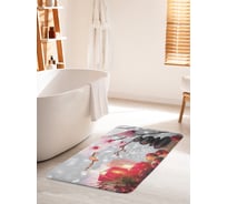 Коврик для ванной комнаты и туалета противоскользящий JOYARTY "Пора отдыха" 60х100 см bath_21875_60x100