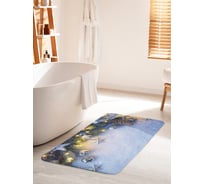 Коврик для ванной комнаты и туалета противоскользящий JOYARTY "Праздничный снег" 60х100 см bath_21489_60x100