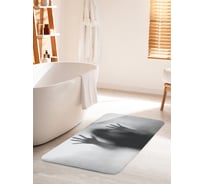 Коврик для ванной комнаты и туалета противоскользящий JOYARTY "Страх неизвестности" 60х100 см bath_22102_60x100