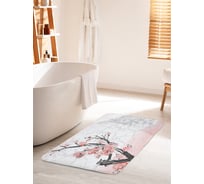 Коврик для ванной комнаты и туалета противоскользящий JOYARTY "Цветок жизни" 60х100 см bath_27457_60x100