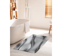 Коврик для ванной комнаты и туалета противоскользящий JOYARTY "Металлические холмы" 60х100 см bath_22206_60x100
