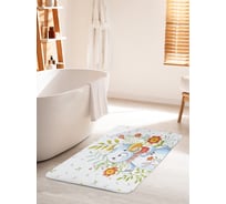 Коврик для ванной комнаты и туалета противоскользящий JOYARTY "Миролюбивая природа" 60х100 см bath_32181_60x100