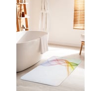 Коврик для ванной комнаты и туалета противоскользящий JOYARTY "Волна градиента" 60х100 см bath_22231_60x100