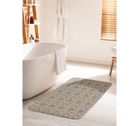 Коврик для ванной комнаты и туалета противоскользящий JOYARTY "Сирийские мотивы" 60х100 см bath_35258_60x100