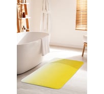 Коврик для ванной комнаты и туалета противоскользящий JOYARTY "Желтый градиент" 60х100 см bath_23529_60x100