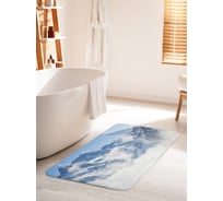 Коврик для ванной комнаты и туалета противоскользящий JOYARTY "Туманные горы" 60х100 см bath_28146_60x100
