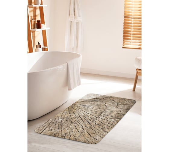 Коврик для ванной комнаты и туалета противоскользящий JOYARTY "Жизнь дерева" 60х100 см bath_20396_60x100 1