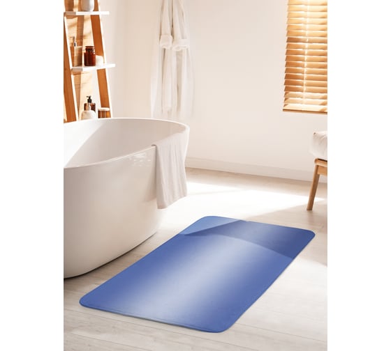 Коврик для ванной комнаты и туалета противоскользящий JOYARTY "Грозовой переход" 60х100 см bath_23544_60x100
