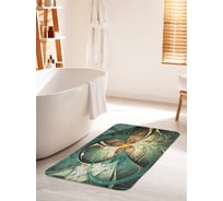 Коврик для ванной комнаты и туалета противоскользящий JOYARTY "Круги бесконечности" 60х100 см bath_20832_60x100