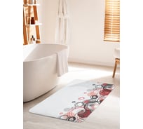 Коврик для ванной комнаты и туалета противоскользящий JOYARTY "Абстрактные шары" 60х100 см bath_28548_60x100