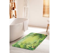 Коврик для ванной комнаты и туалета противоскользящий JOYARTY "Тропические тропы" 60х100 см bath_27673_60x100