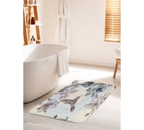Коврик для ванной комнаты и туалета противоскользящий JOYARTY "Весна вокруг" 60х100 см bath_29314_60x100