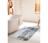 Коврик для ванной комнаты и туалета противоскользящий JOYARTY "Смотровая площадка в Нью Йорке" 60х100 см bath_27868_60x100