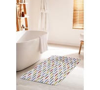 Коврик для ванной комнаты и туалета противоскользящий JOYARTY "Рыбный косяк" 60х100 см bath_17141_60x100