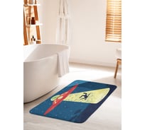 Коврик для ванной комнаты и туалета противоскользящий JOYARTY "Похищение человека" 60х100 см bath_19588_60x100