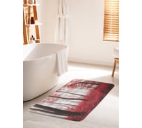 Коврик для ванной комнаты и туалета противоскользящий JOYARTY "Кровавый лес" 60х100 см bath_19674_60x100